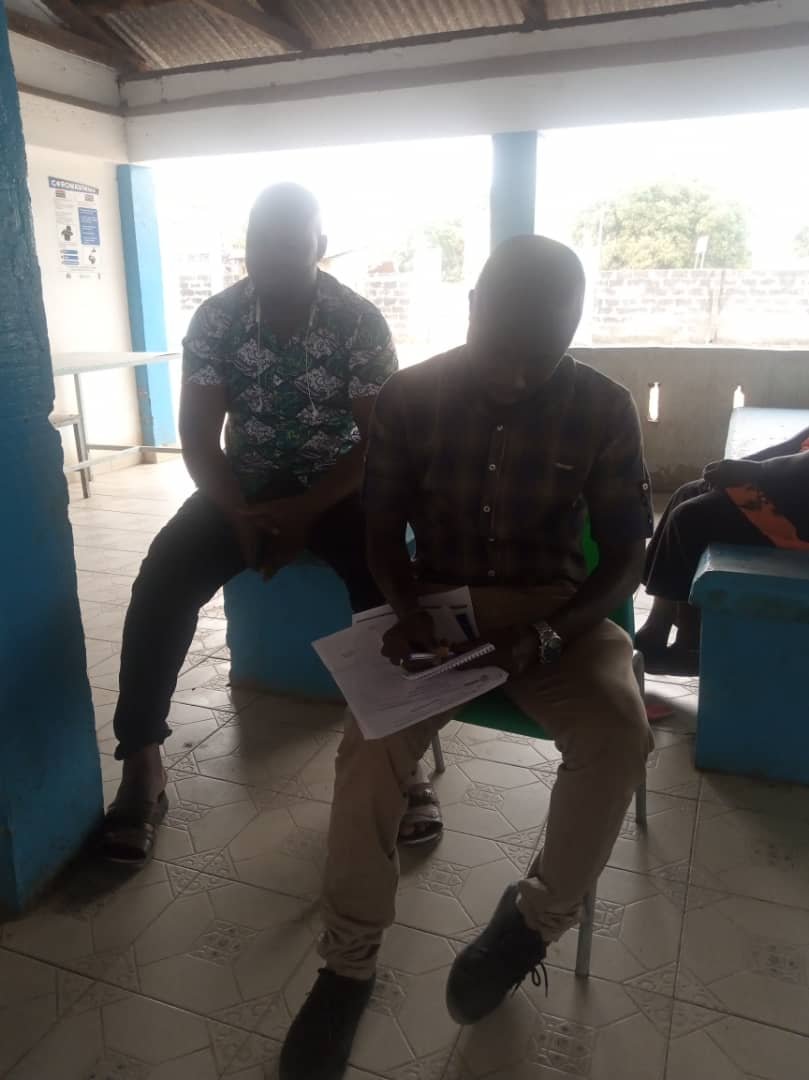 Bwiam Hospital staff audience